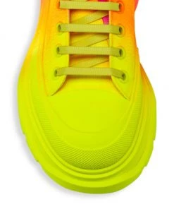 Alexander McQueen Ombré Treadslick High-Top Sneakers Yellow Orange Pink 11 Alexander McQueen Ombré Treadslick High-Top Sneakers Yellow Orange Pink -Alexander McQueen Elegant store unnamed file 3618