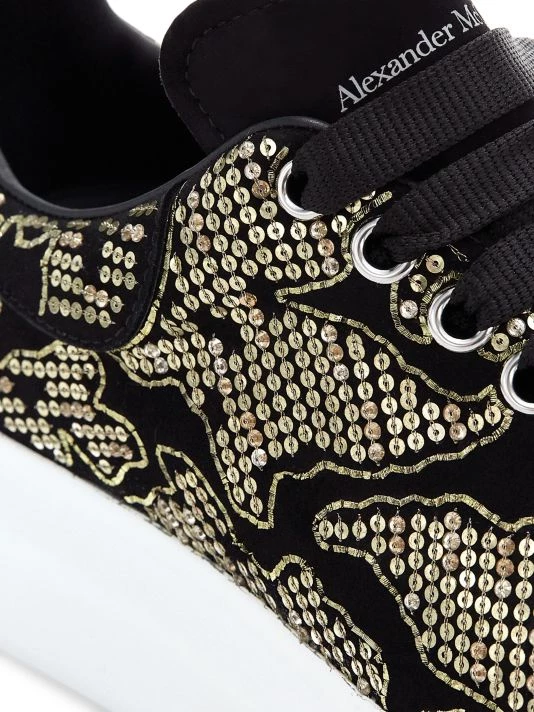 Alexander McQueen Oversized Embellished Leather Sneakers For Men 6 Alexander McQueen Oversized Embellished Leather Sneakers For Men - Image 6