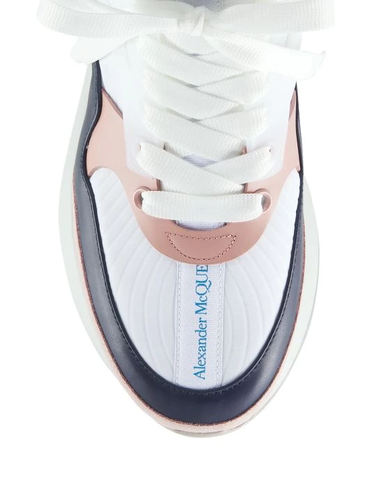 Alexander McQueen Mixed-Media Runner Sneakers For Men 4 Alexander McQueen Mixed-Media Runner Sneakers For Men - Image 4