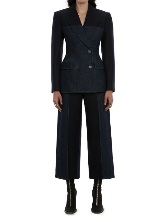 Alexander McQueen Hybrid Denim Jacket 1 Alexander McQueen Hybrid Denim Jacket