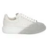 Alexander McQueen Oversized Spray Flocking Sneakers For Men White Blue