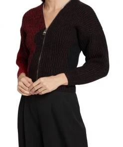 Alexander McQueen Wool Colorblock Zip Sweater 8 Alexander McQueen Wool Colorblock Zip Sweater -Alexander McQueen Elegant store unnamed file 3695