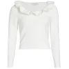 Alexander McQueen Ruffle Neck Sweater