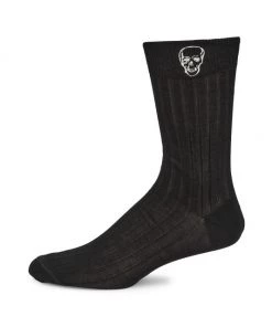 Alexander McQueen Embroidered Skull Socks For Men