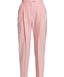 Alexander McQueen Double Pleated Wool Trousers