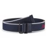 Alexander McQueen Logo Camera Belt For Men Navy Red