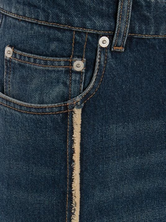 Alexander McQueen Patched Five-Pocket Jeans For Men 6 Alexander McQueen Patched Five-Pocket Jeans For Men - Image 6