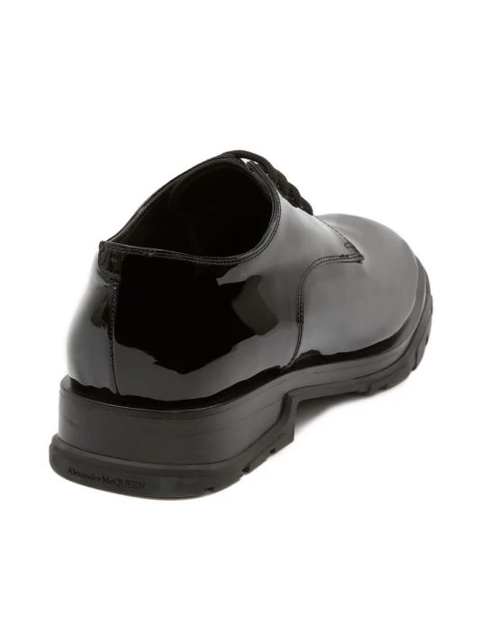 Alexander McQueen Lace-Up Leather Loafers For Men 3 Alexander McQueen Lace-Up Leather Loafers For Men - Image 3