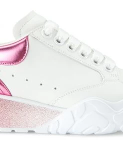 Alexander McQueen Metallic Court Low-Top Sneakers -Alexander McQueen Elegant store unnamed file 3811