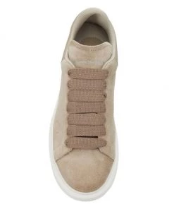 Alexander McQueen Oversized Suede Sneakers Powder Blue -Alexander McQueen Elegant store unnamed file 3816
