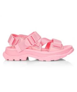 Alexander McQueen Tread Sport Sandals Pastel Pink -Alexander McQueen Elegant store unnamed file 3823