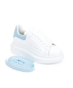 Alexander McQueen Kid's Oversized Lace-Up Leather Sneakers For Kids White Patchouli 11 Alexander McQueen Kid's Oversized Lace-Up Leather Sneakers For Kids White Patchouli -Alexander McQueen Elegant store unnamed file 39