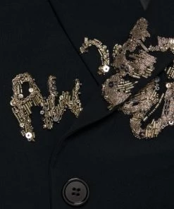 Alexander McQueen Embroidered Single-Breasted Jacket -Alexander McQueen Elegant store unnamed file 412