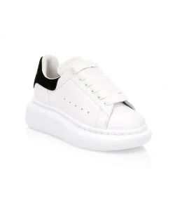 Alexander McQueen Kid's Oversized Lace-Up Leather Sneakers For Kids White Patchouli 14 Alexander McQueen Kid's Oversized Lace-Up Leather Sneakers For Kids White Patchouli -Alexander McQueen Elegant store unnamed file 42