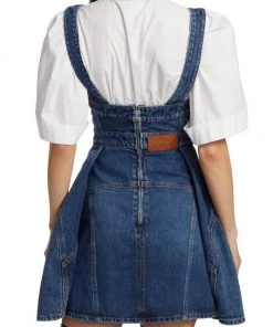 Alexander McQueen Flared Sleeveless Denim Minidress 11 Alexander McQueen Flared Sleeveless Denim Minidress -Alexander McQueen Elegant store unnamed file 430