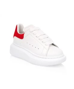 Alexander McQueen Kid's Oversized Lace-Up Leather Sneakers For Kids White Patchouli 16 Alexander McQueen Kid's Oversized Lace-Up Leather Sneakers For Kids White Patchouli -Alexander McQueen Elegant store unnamed file 44