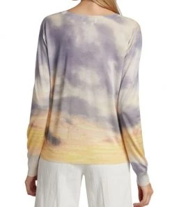 Alexander McQueen Tie-Dye V-Neck Sweater -Alexander McQueen Elegant store unnamed file 452