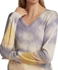 Alexander McQueen Tie-Dye V-Neck Sweater -Alexander McQueen Elegant store unnamed file 453