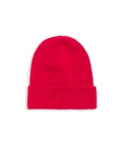 Alexander McQueen Embroidered Cashmere Beanie For Men -Alexander McQueen Elegant store unnamed file 457