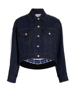 Alexander McQueen Denim Hybrid Jacket