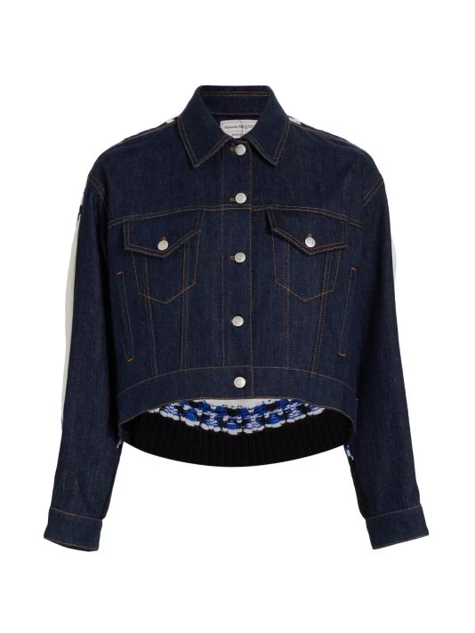 Alexander McQueen Denim Hybrid Jacket 1 Alexander McQueen Denim Hybrid Jacket