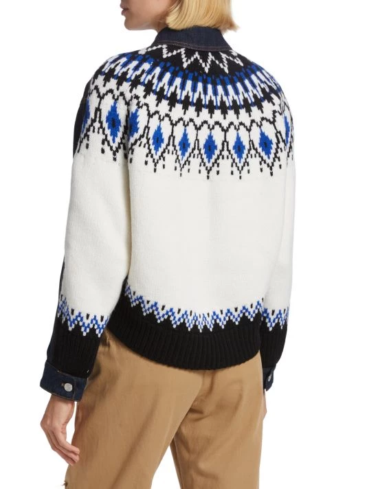 Alexander McQueen Denim Hybrid Jacket 4 Alexander McQueen Denim Hybrid Jacket - Image 4