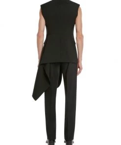 Alexander McQueen Hybrid Drape Wool Jacket For Men -Alexander McQueen Elegant store unnamed file 489