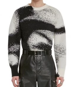 Alexander McQueen Fog Face Wool Sweater For Men -Alexander McQueen Elegant store unnamed file 492