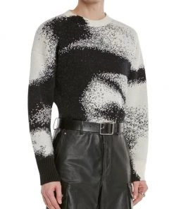 Alexander McQueen Fog Face Wool Sweater For Men -Alexander McQueen Elegant store unnamed file 493