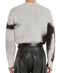 Alexander McQueen Fog Face Wool Sweater For Men -Alexander McQueen Elegant store unnamed file 494
