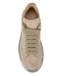 Alexander McQueen Clear Platform Low-Top Suede Sneakers For Men -Alexander McQueen Elegant store unnamed file 501