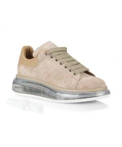 Alexander McQueen Clear Platform Low-Top Suede Sneakers For Men -Alexander McQueen Elegant store unnamed file 502