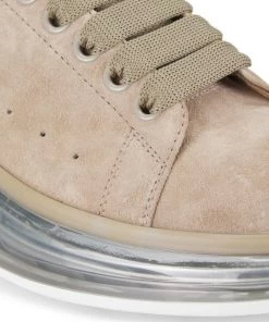 Alexander McQueen Clear Platform Low-Top Suede Sneakers For Men -Alexander McQueen Elegant store unnamed file 503