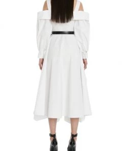 Alexander McQueen Cotton Deconstructed Shirtdress -Alexander McQueen Elegant store unnamed file 519