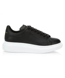 Alexander McQueen Oversized Leather Platform Sneakers For Men Black Bone 17 Alexander McQueen Oversized Leather Platform Sneakers For Men Black Bone -Alexander McQueen Elegant store unnamed file 52