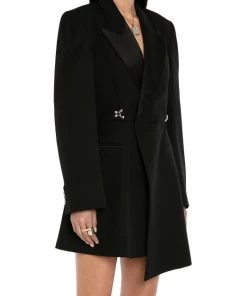 Alexander McQueen Tux Tail Blazer Minidress -Alexander McQueen Elegant store unnamed file 524