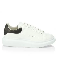 Alexander McQueen Oversized Leather Platform Sneakers For Men Black Bone 19 Alexander McQueen Oversized Leather Platform Sneakers For Men Black Bone -Alexander McQueen Elegant store unnamed file 54