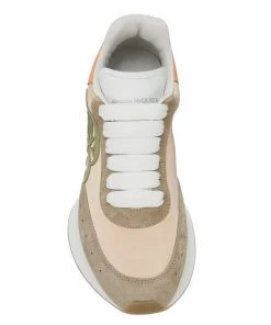 Alexander McQueen Seal Logo Suede Runners -Alexander McQueen Elegant store unnamed file 543