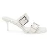 Alexander McQueen Leather Buckle Mules