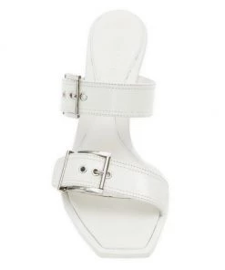 Alexander McQueen Leather Buckle Mules -Alexander McQueen Elegant store unnamed file 556