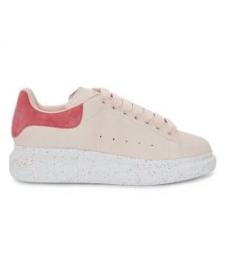 Alexander McQueen Women's Oversized Colorblock Suede Sneakers