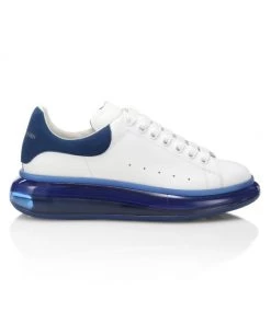 Alexander McQueen Men's Gel Sole Leather Sneakers For Men