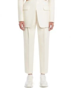 Alexander McQueen Tapered Pleated Wool Trousers -Alexander McQueen Elegant store unnamed file 607