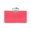 Alexander McQueen Croc Embossed Flat Pouch