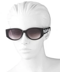 Alexander McQueen Graffiti 54MM Oval Sunglasses -Alexander McQueen Elegant store unnamed file 660