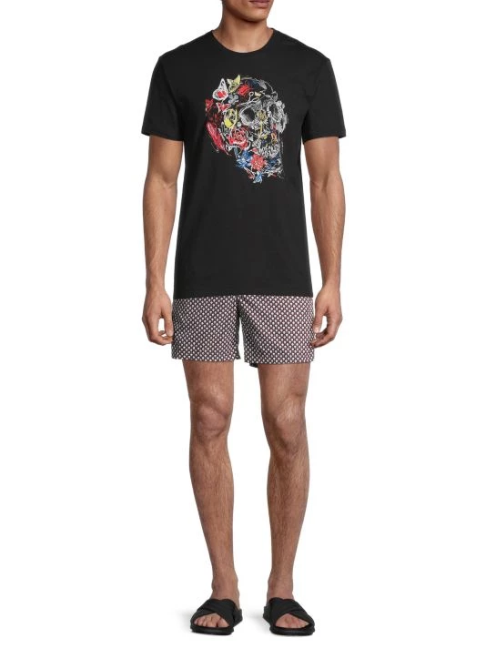 Alexander McQueen Skull Print Swim Shorts For Men 2 Alexander McQueen Skull Print Swim Shorts For Men - Image 2