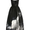 Alexander McQueen Stormy Sleeveless Fit & Flare Gown