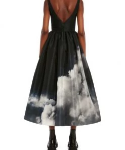 Alexander McQueen Stormy Sleeveless Fit & Flare Gown -Alexander McQueen Elegant store unnamed file 676