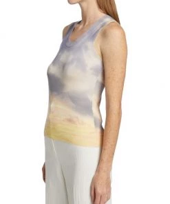 Alexander McQueen Daybreak Tank Top -Alexander McQueen Elegant store unnamed file 688