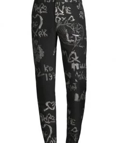 Alexander McQueen Slim-Fit Doodle Pants For Men